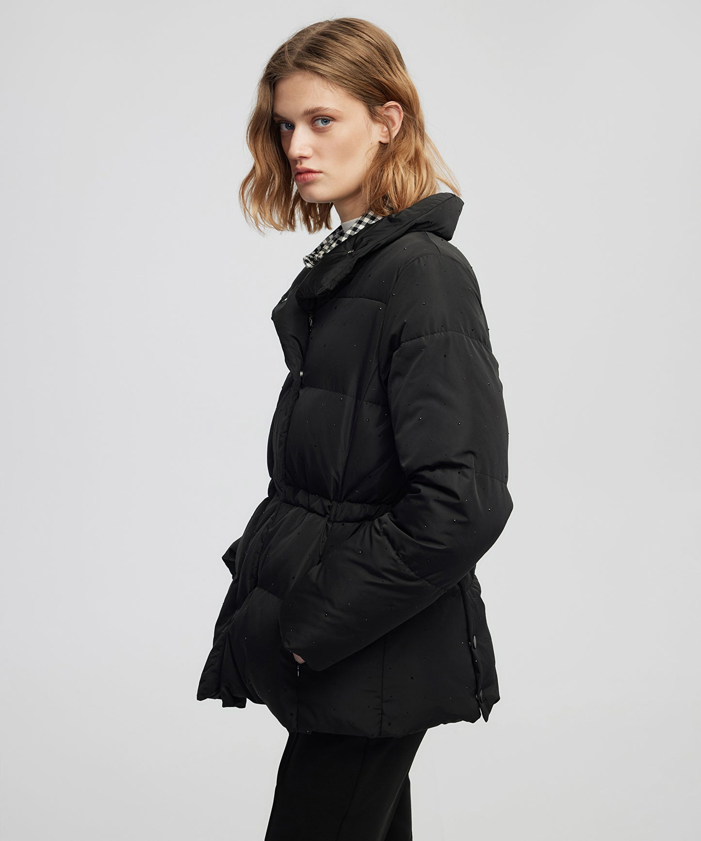 Hotfix Baskılı Şişme Mont