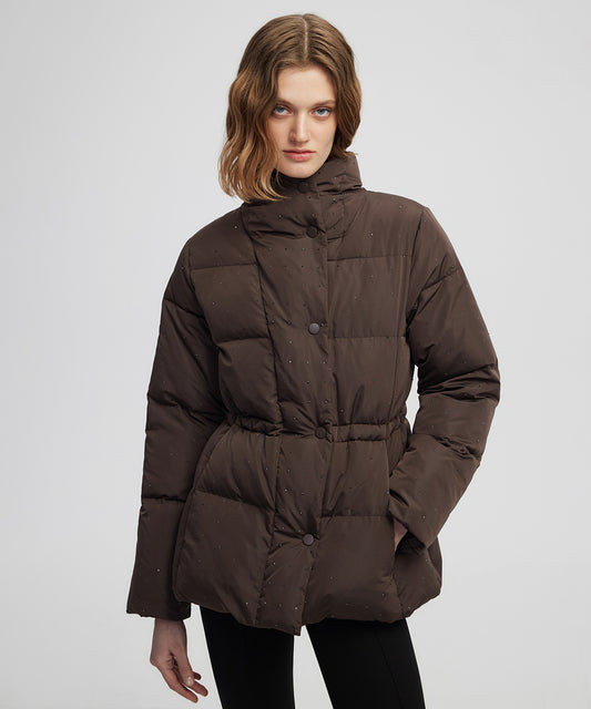 Hotfix Baskılı Şişme Mont