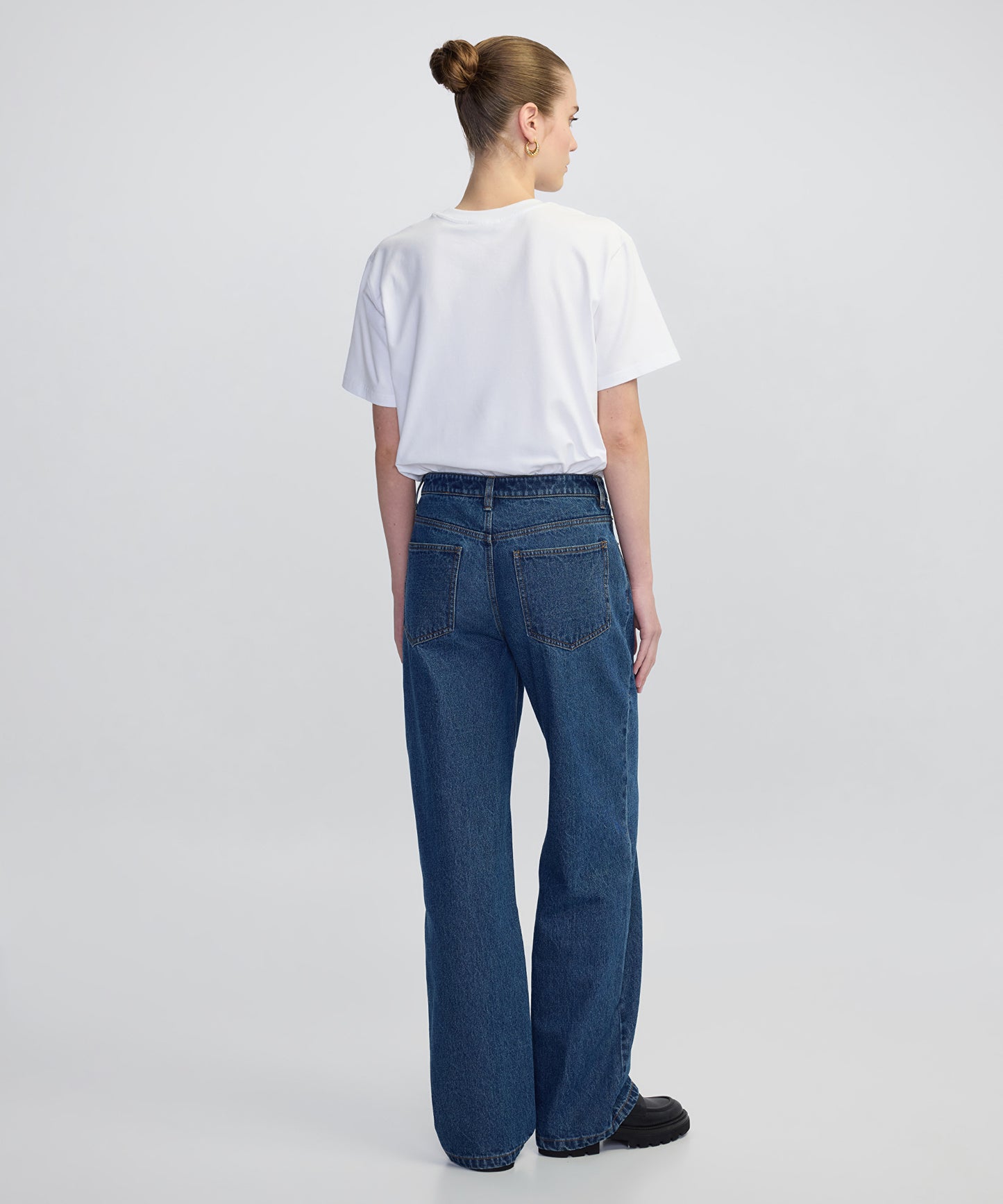 Wide Leg Fit Jean Pantolon