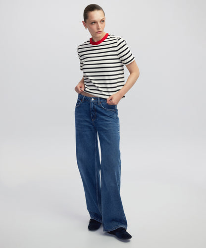 Palazzo Fit Jean Pantolon