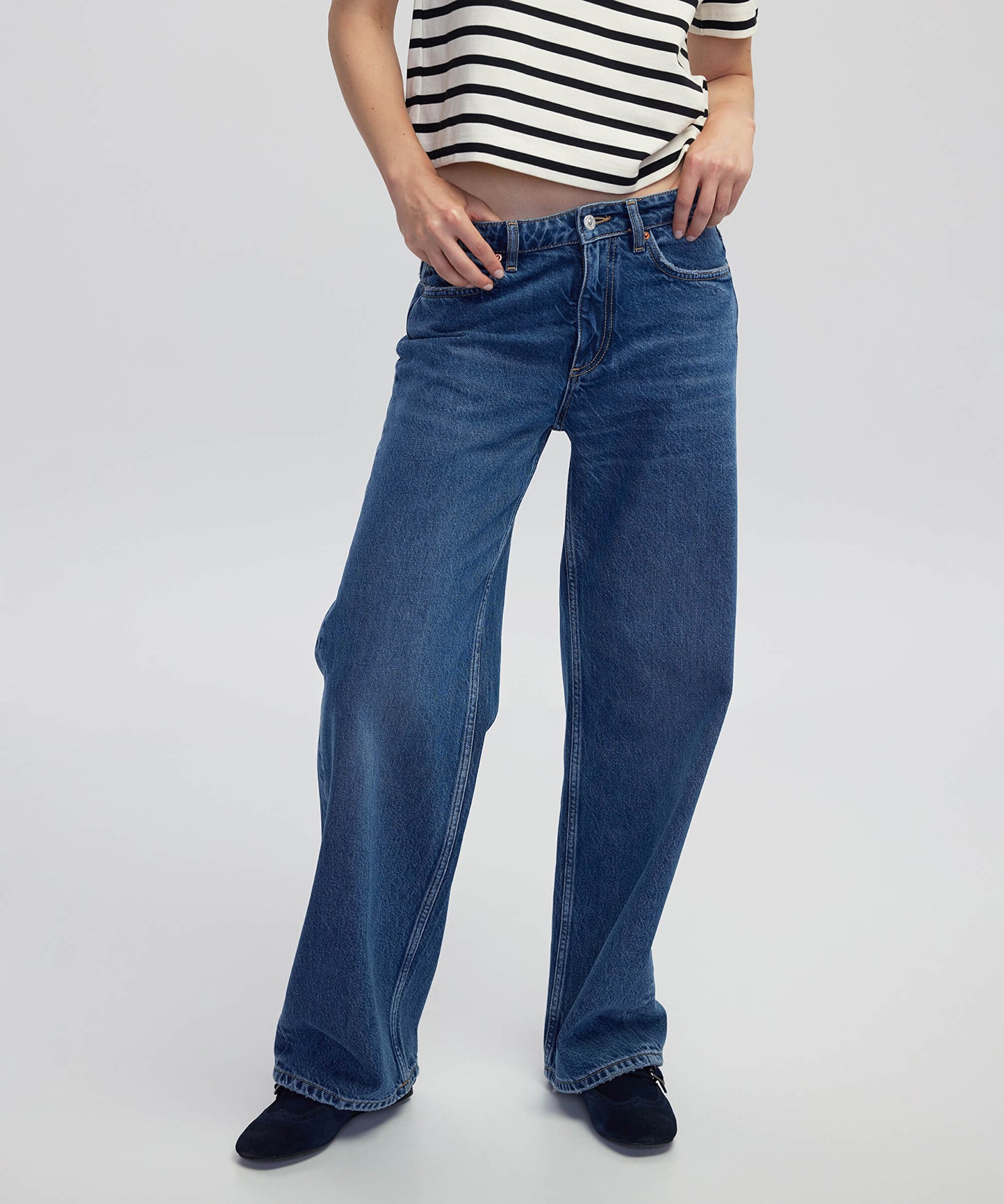 Palazzo Fit Jean Pantolon