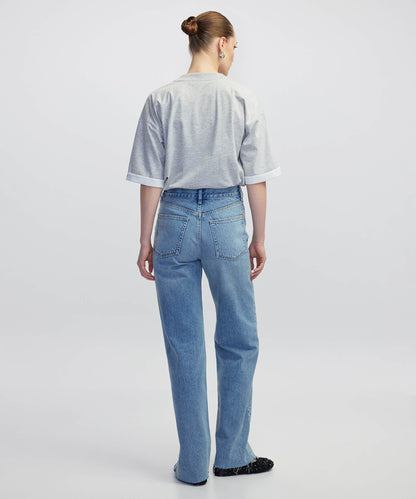 Wide Leg Fit Jean Pantolon
