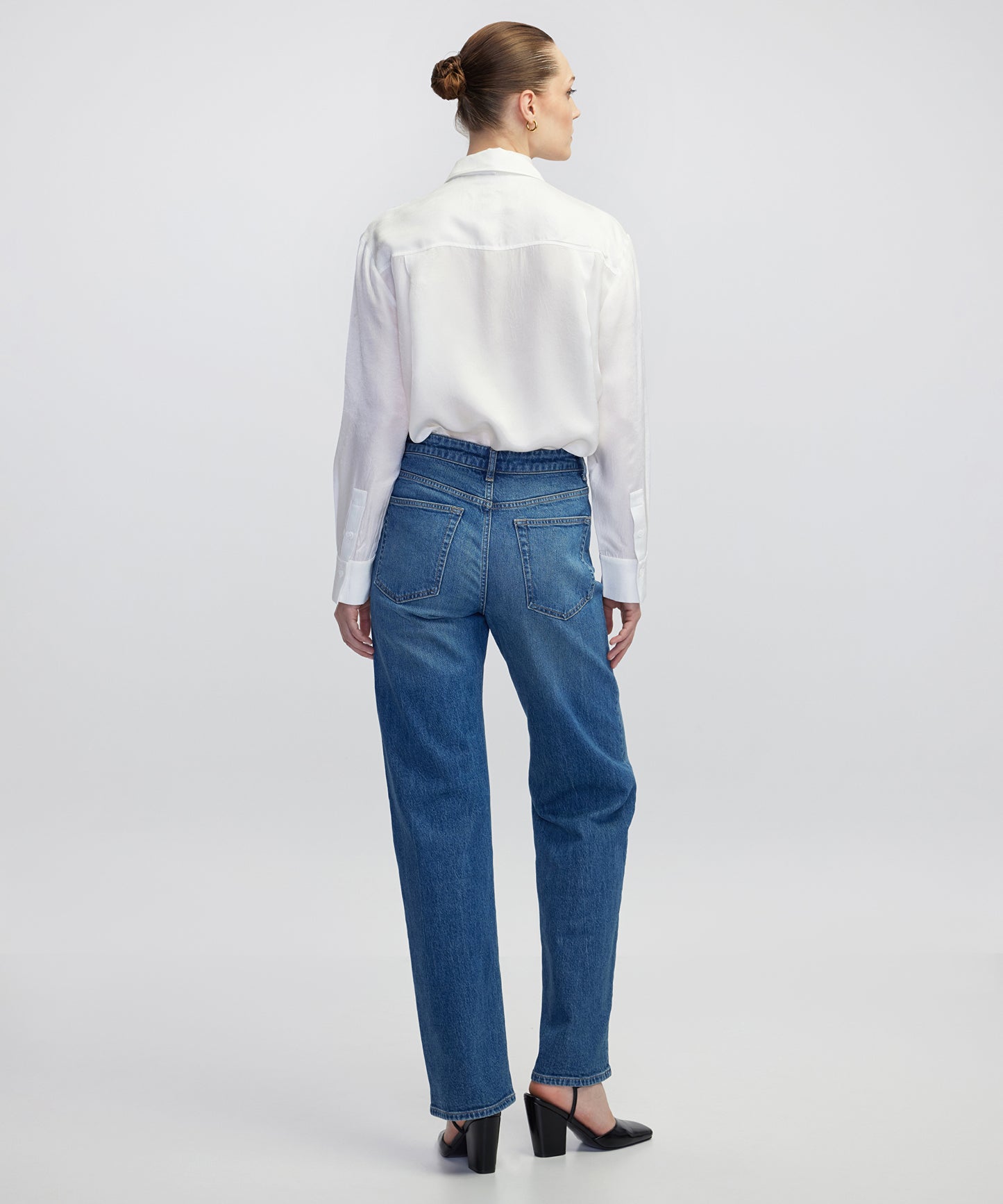 Wide Leg Fit Jean Pantolon