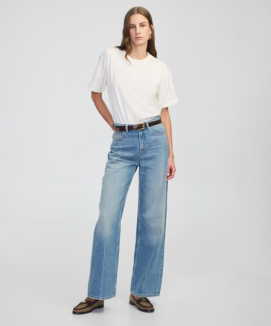 Wide Leg Jean Pantolon