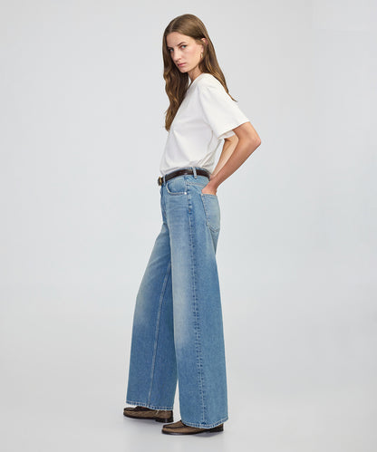 Wide Leg Jean Pantolon