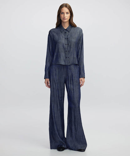 Çift Patlı Dokulu Gömlek