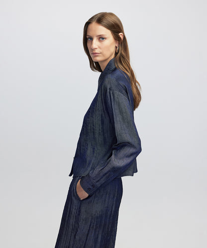 Çift Patlı Dokulu Gömlek