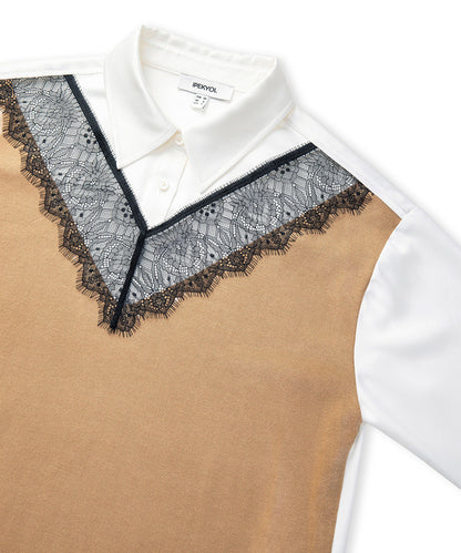 Triko Mix Colorblock Gömlek