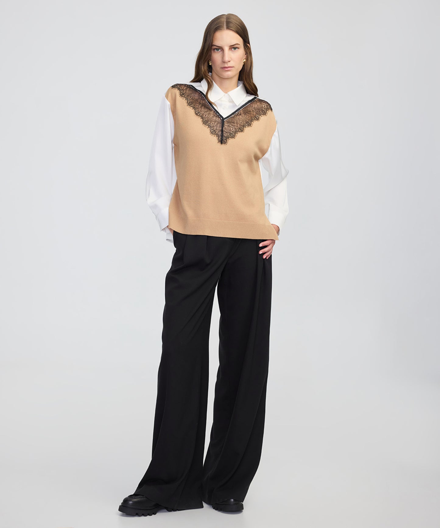 Triko Mix Colorblock Gömlek