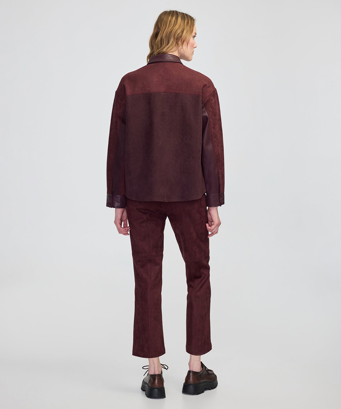 Kumaş Mix Colorblock Gömlek