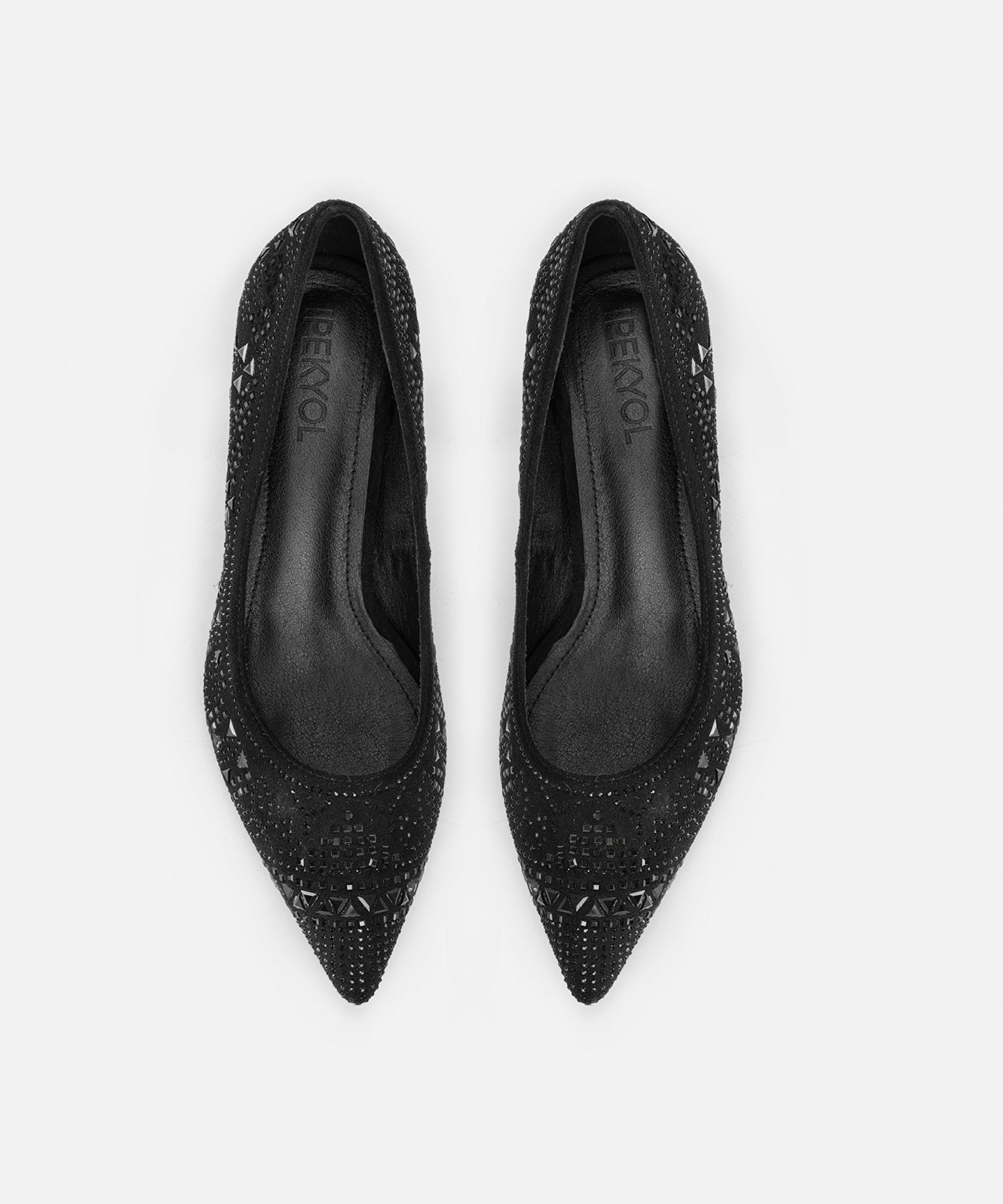 Hotfix Baskılı Topuklu Ayakkabı