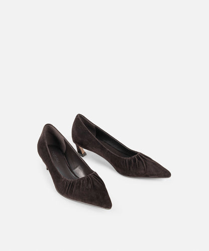 %100 Deri Büzgülü Ayakkabı