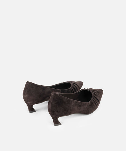 %100 Deri Büzgülü Ayakkabı