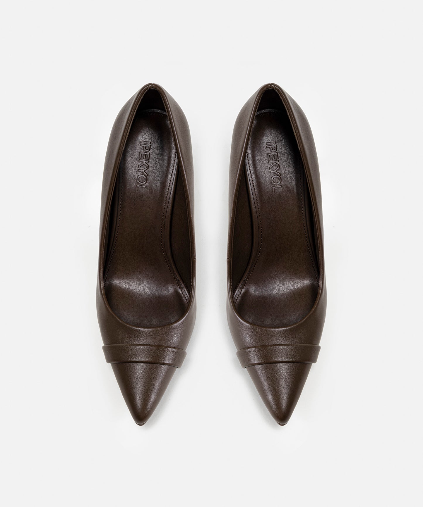 Bantlı Sivri Burun Topuklu Ayakkabı