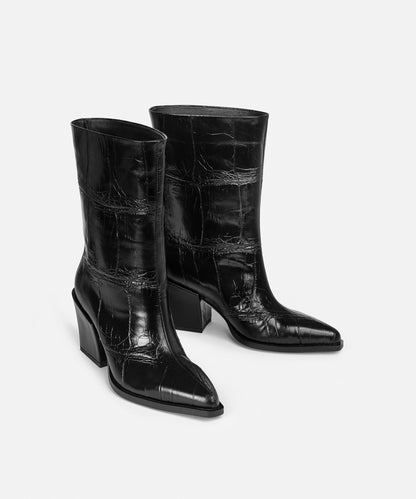 %100 Deri Sivri Burun Bot