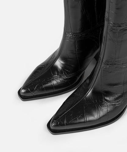 %100 Deri Sivri Burun Bot