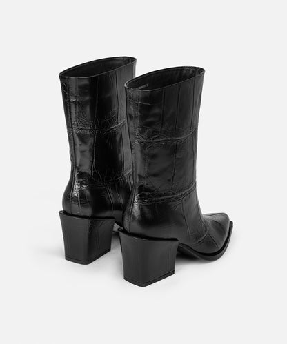 %100 Deri Sivri Burun Bot