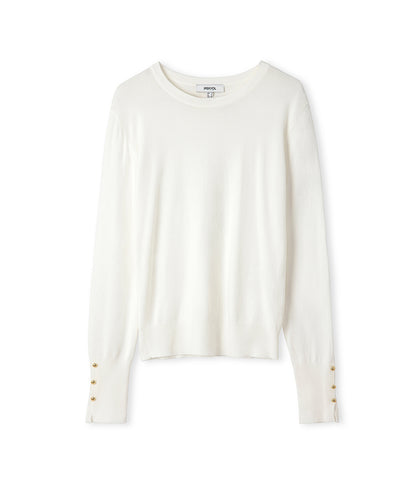 Kontrast Düğmeli Triko