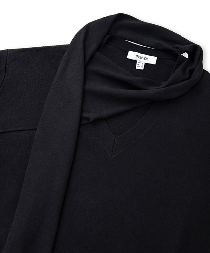 Atkılı V Yaka Triko