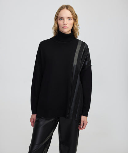 Kontrast Dokulu Oversize Triko