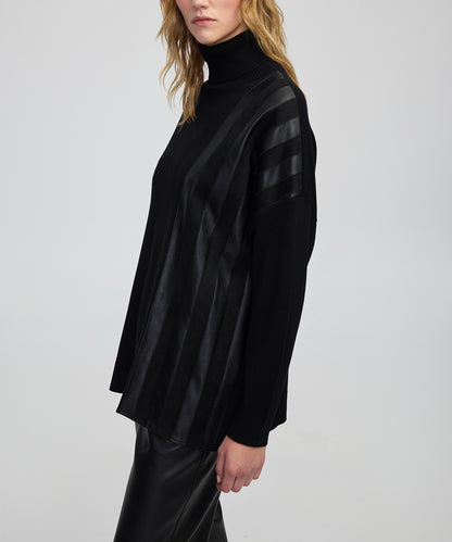 Kontrast Dokulu Oversize Triko