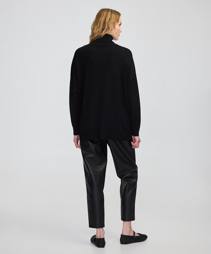 Kontrast Dokulu Oversize Triko