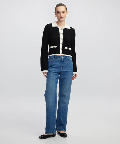 Colorblock Triko Hırka