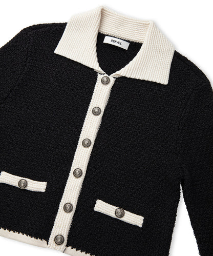 Colorblock Triko Hırka