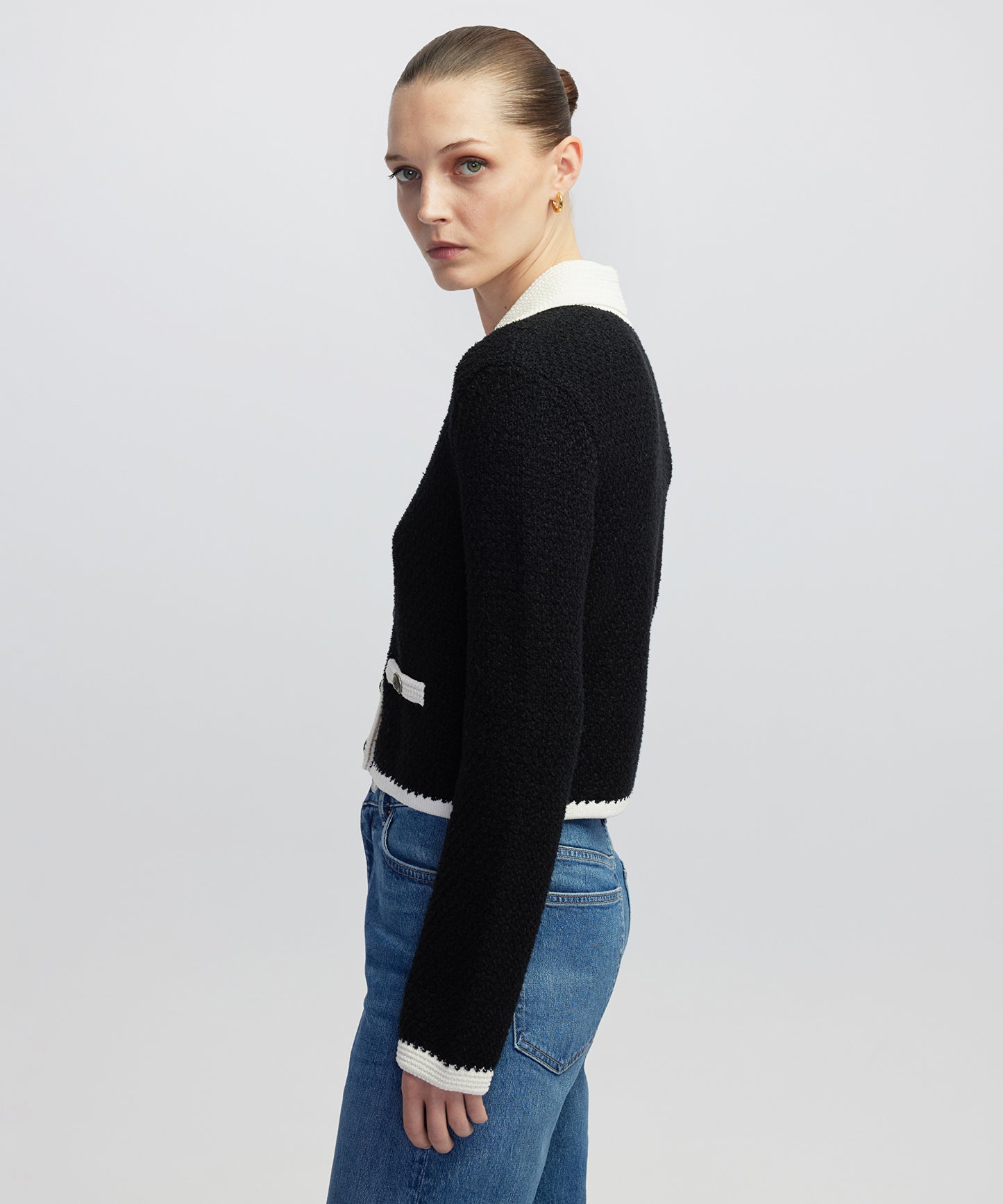 Colorblock Triko Hırka