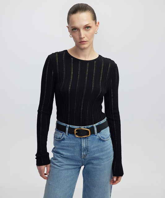 Ajurlu Dar Kesim Triko