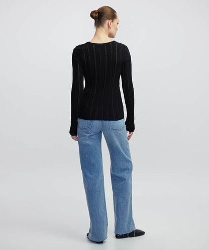 Ajurlu Dar Kesim Triko