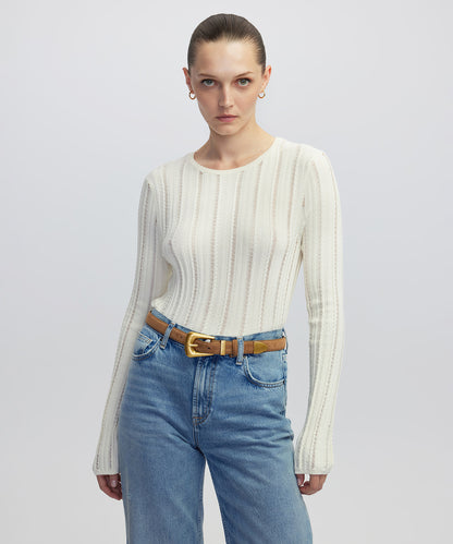 Ajurlu Dar Kesim Triko