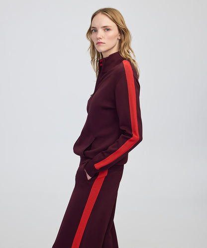 Colorblock Fermuarlı Triko