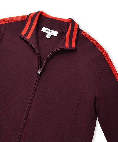 Colorblock Fermuarlı Triko