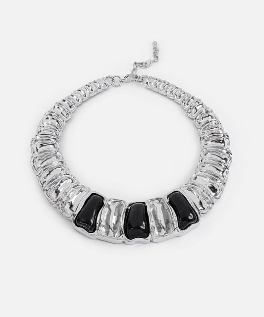 Dokulu Kontrast Kolye