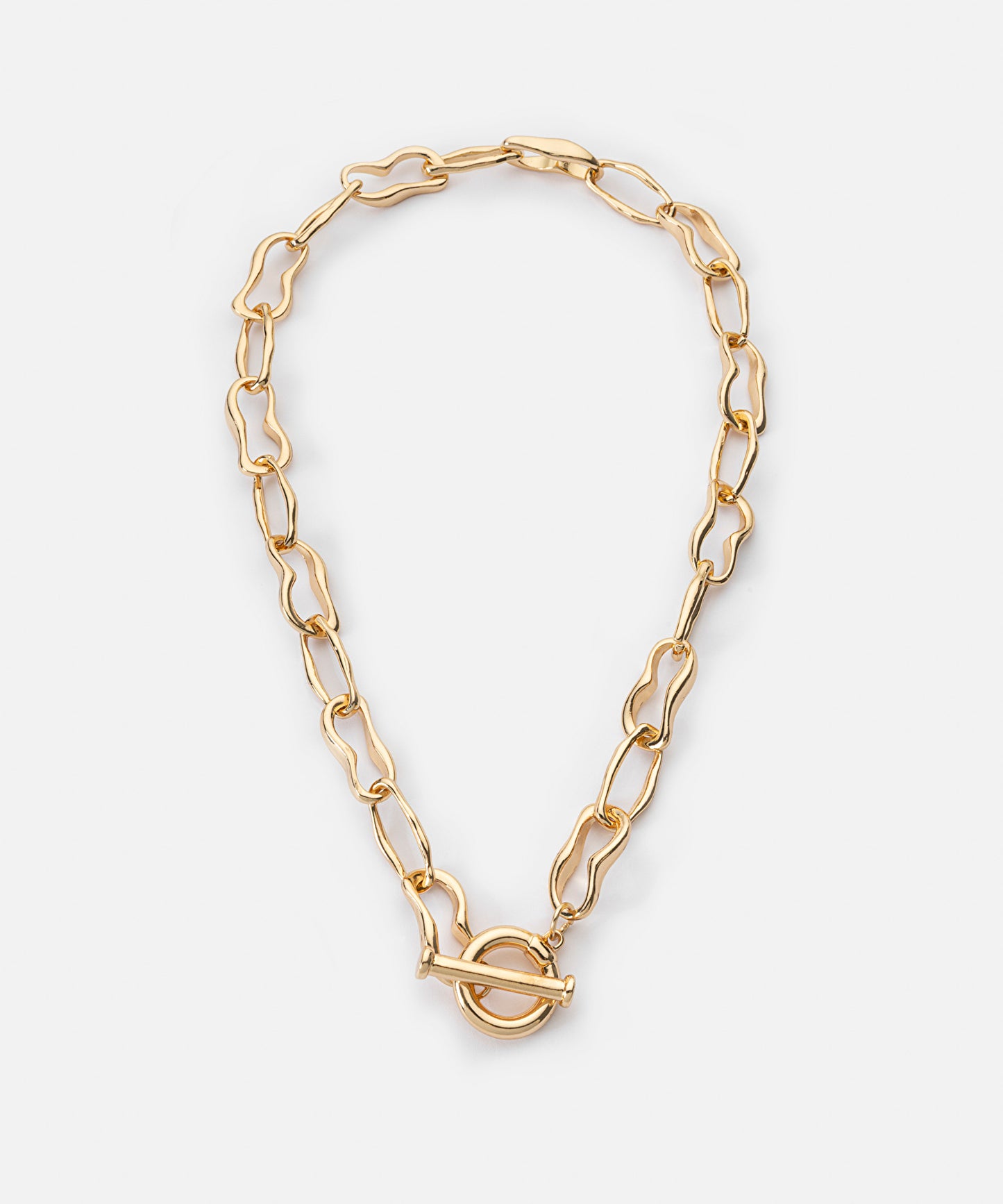 Iç Içe Geçmiş Amorf Zincir Kolye