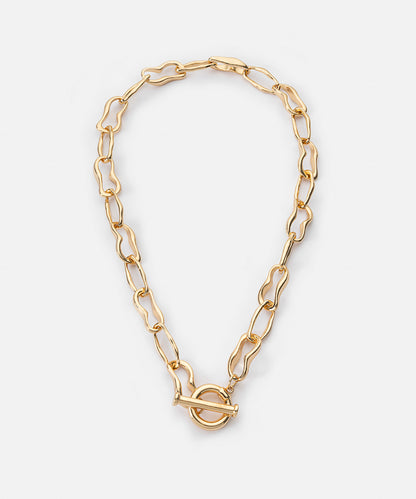 Iç Içe Geçmiş Amorf Zincir Kolye