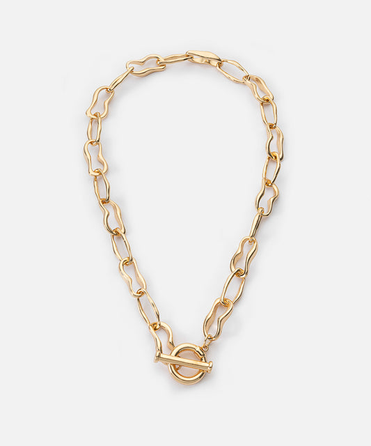 Iç Içe Geçmiş Amorf Zincir Kolye