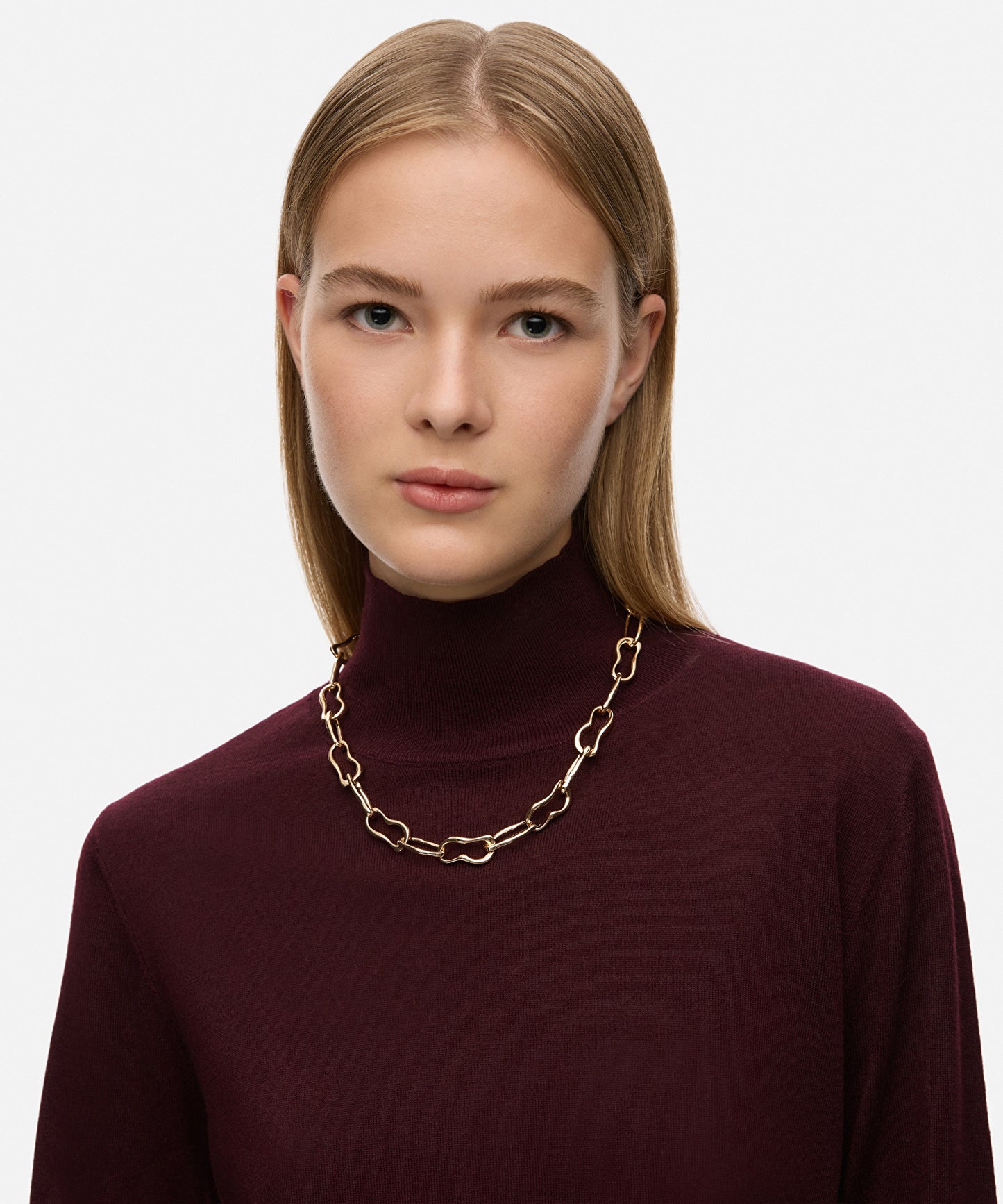 Iç Içe Geçmiş Amorf Zincir Kolye