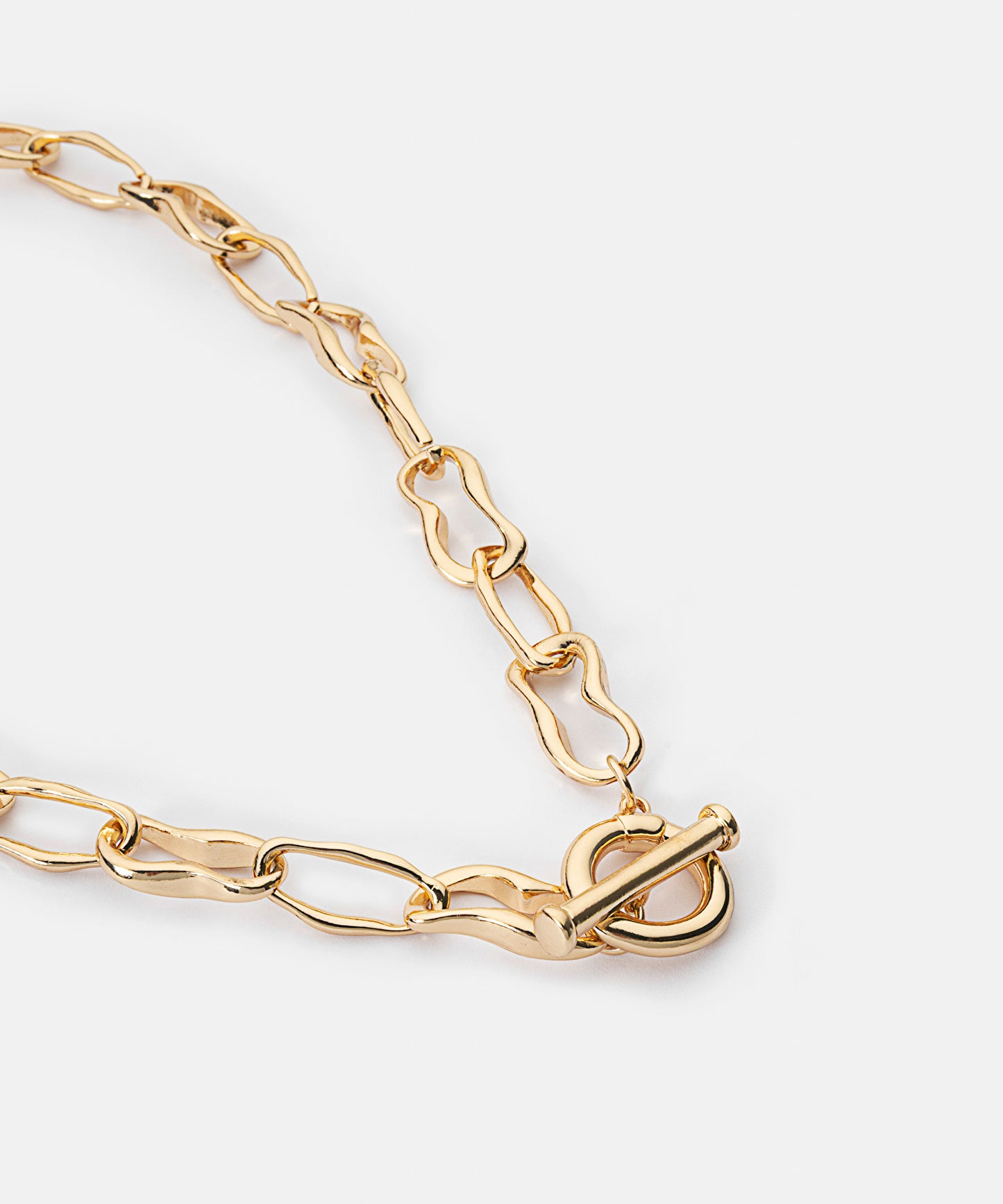 Iç Içe Geçmiş Amorf Zincir Kolye