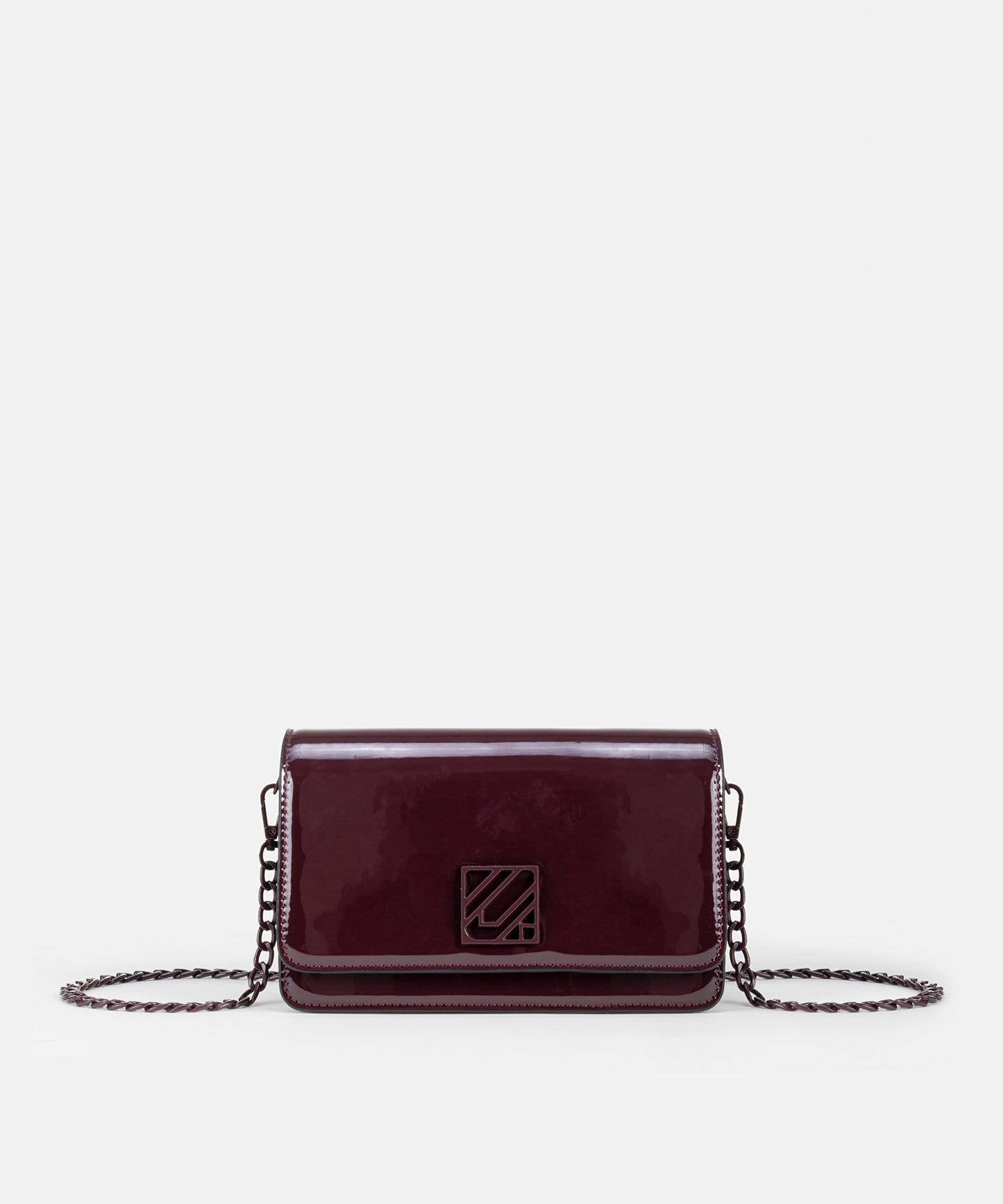 Monogram Tokalı Parlak Yüzeyli Çanta