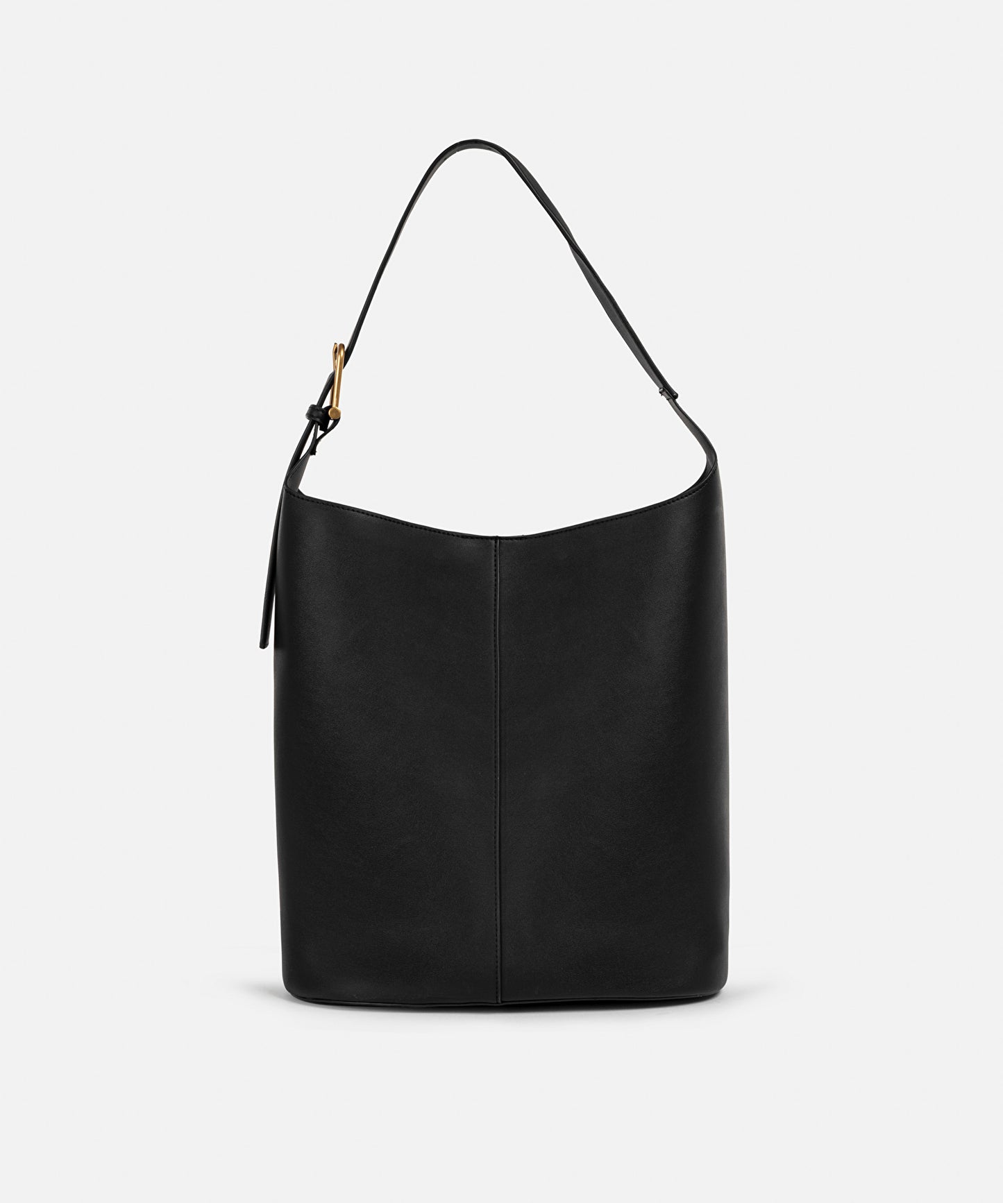 Deri Görünümlü Bucket Çanta