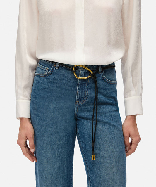 Metal Tokalı Ip Kemer