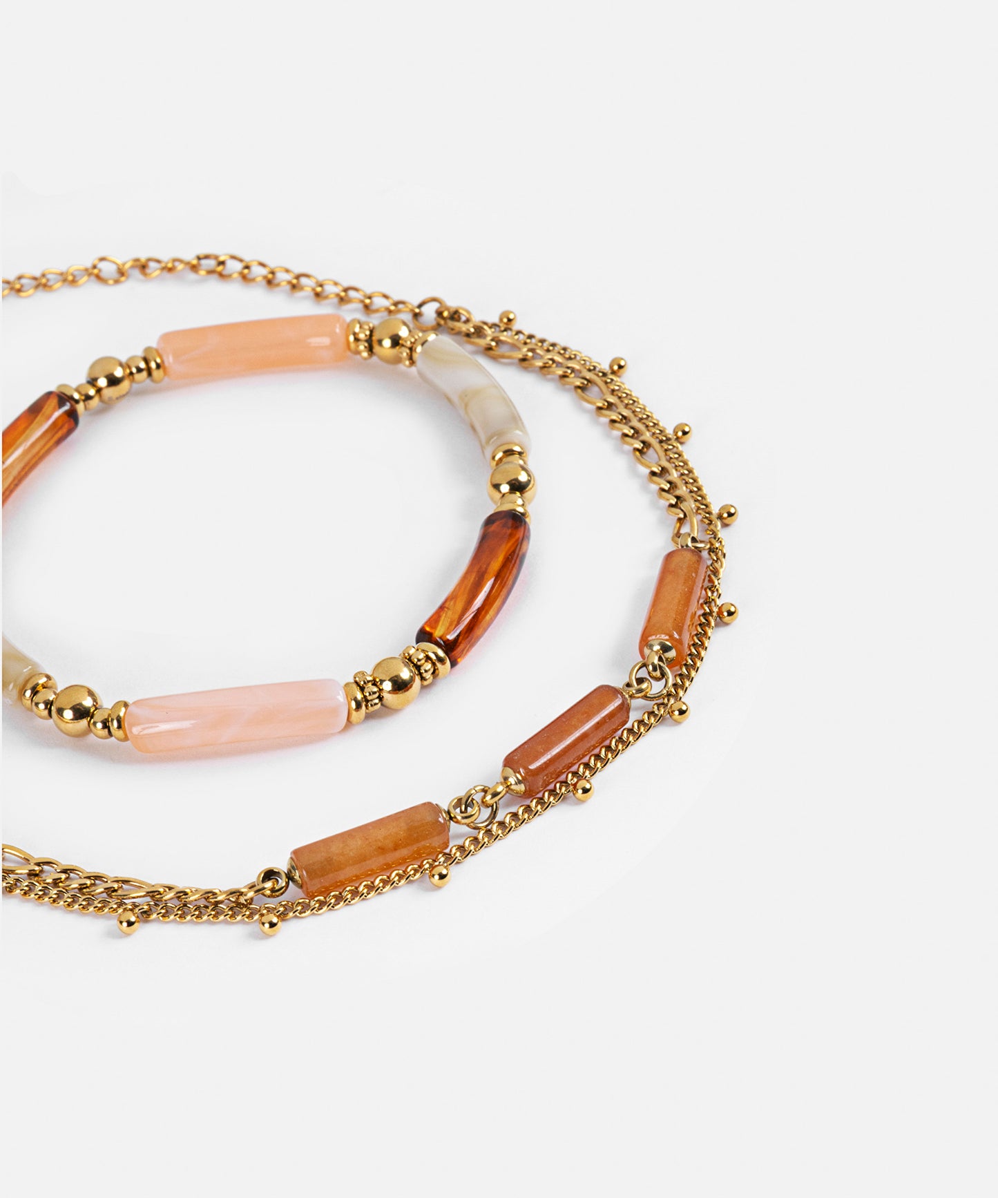 Kontrast Zincir Bileklik