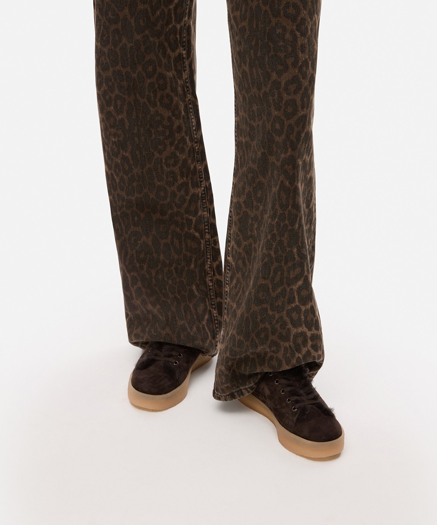 Yünlü Deri Sneaker