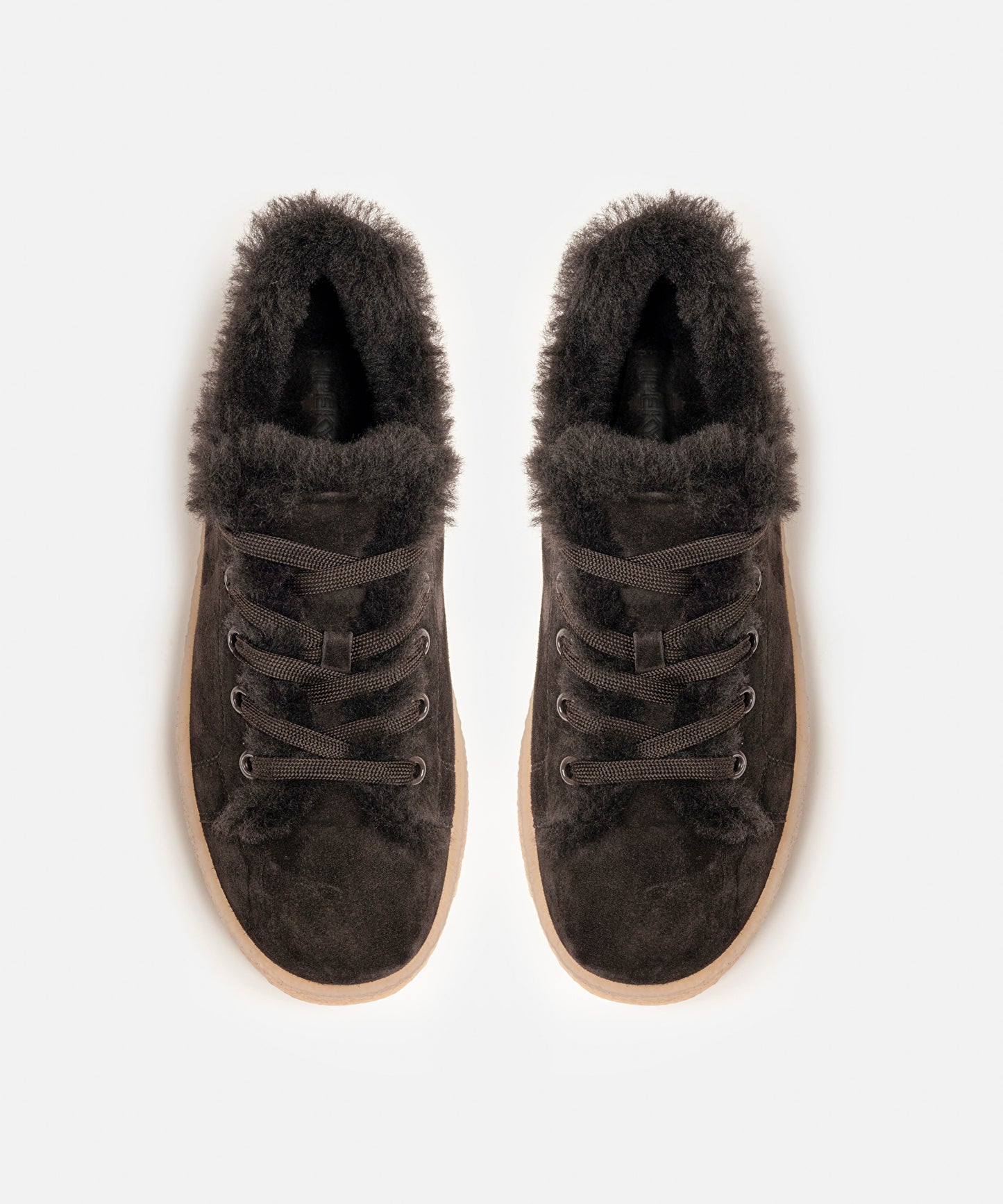 Yünlü Deri Sneaker