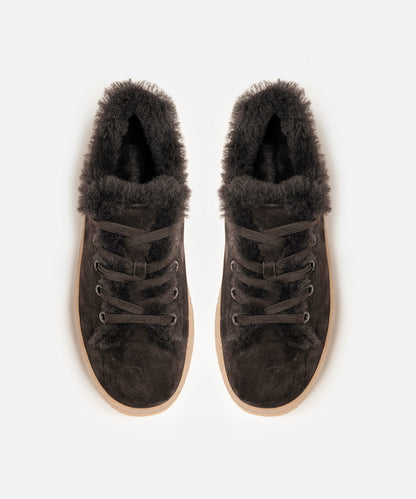 Yünlü Deri Sneaker