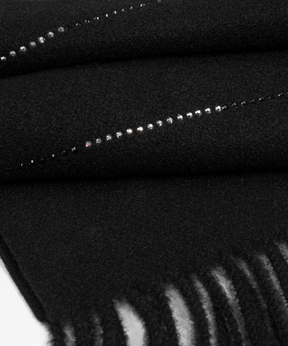 Hotfix Baskılı Püsküllü Şal