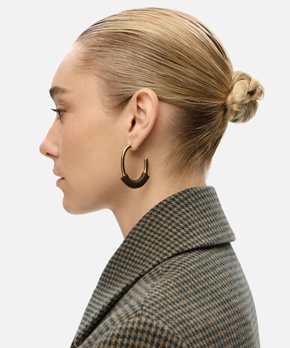 Kontrast Halka Küpe