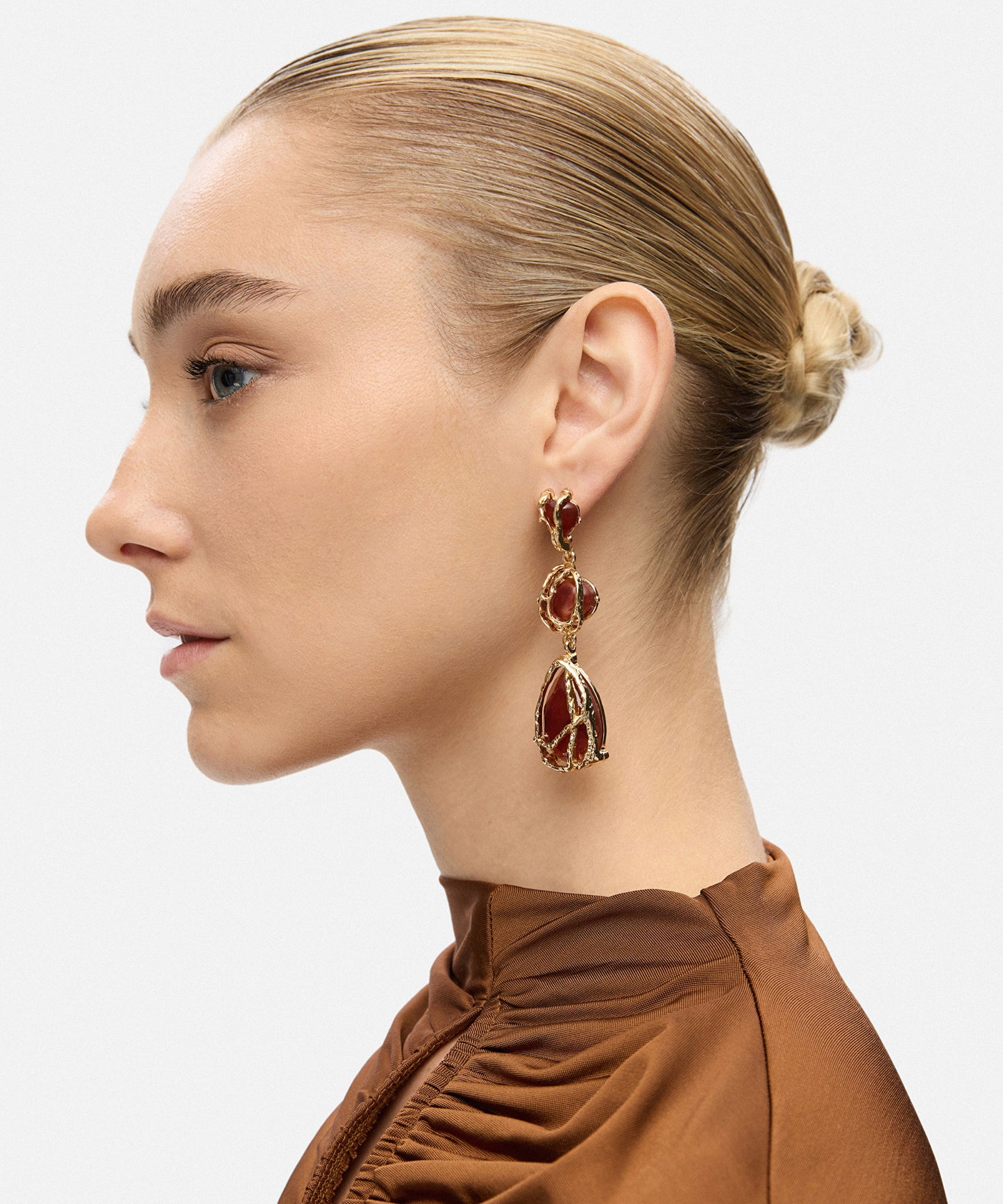 Reçineli Sallantılı Küpe